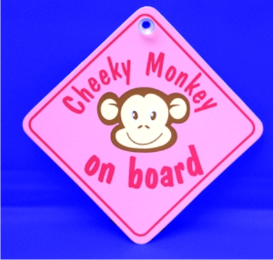 DH06 Cheeky Monkey Pink