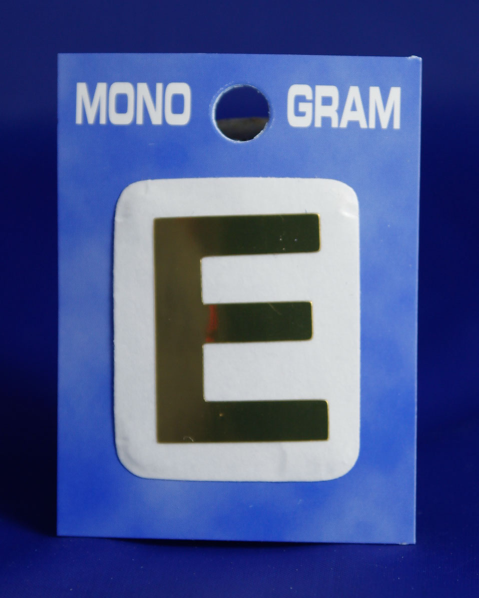 28GE 28mm Gold E Monogram