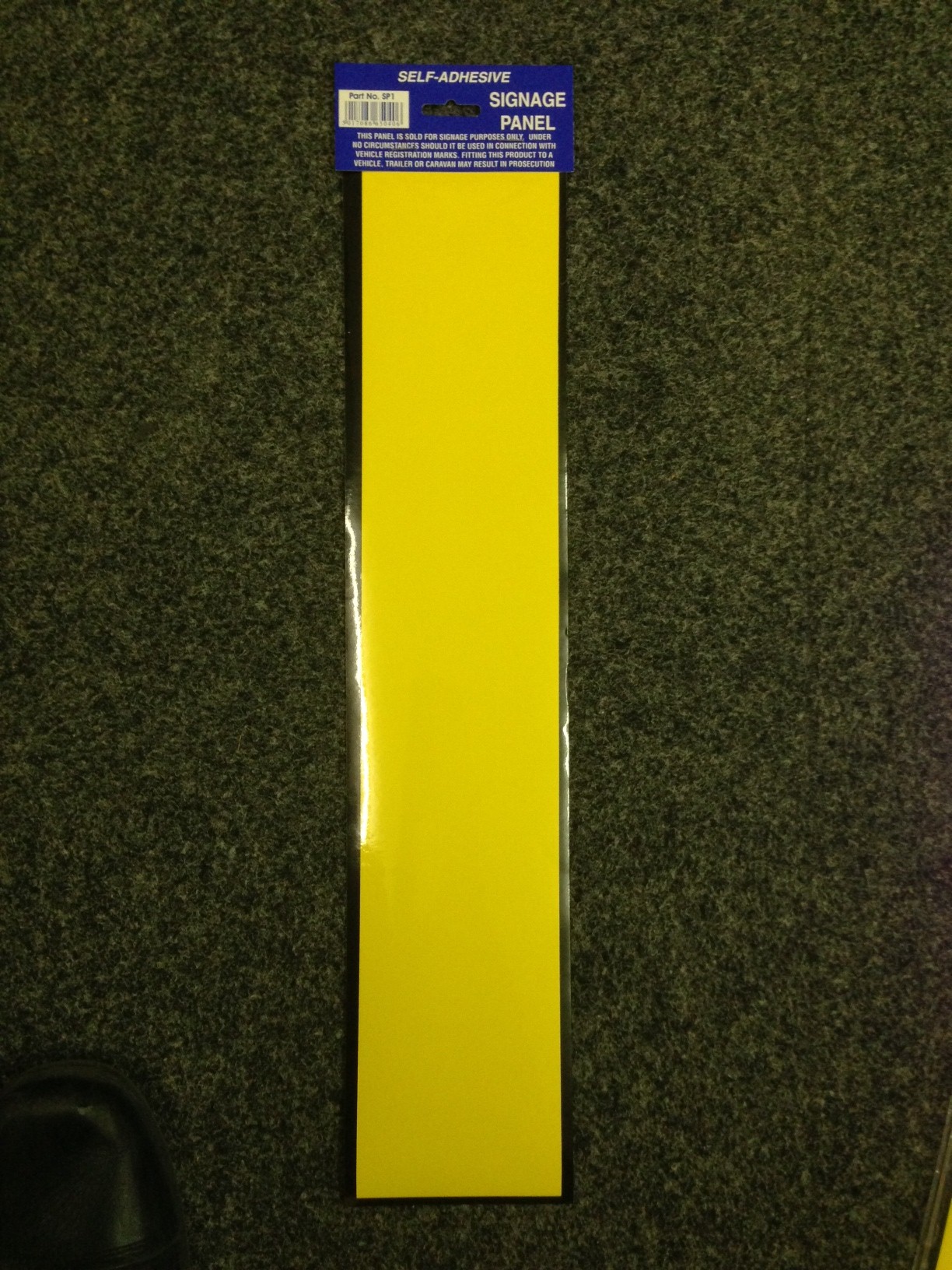 SP1Y Yellow Oblong Panel (Single)