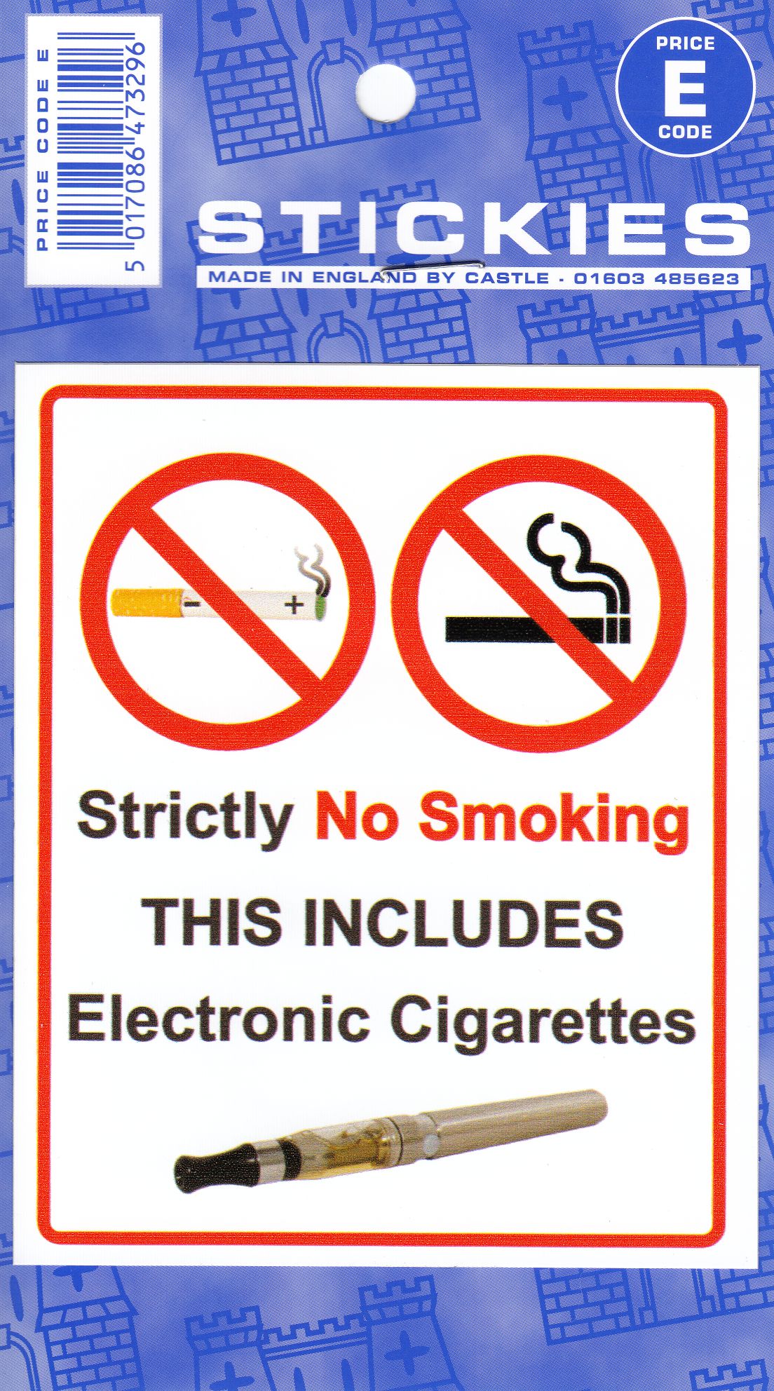 V552 No Electronic Cigarettes