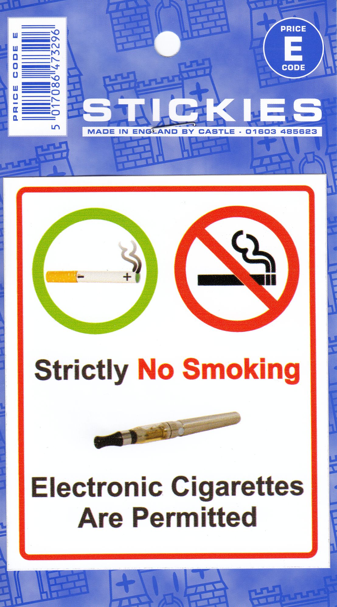 V553 Electronic Cigarettes Permitted