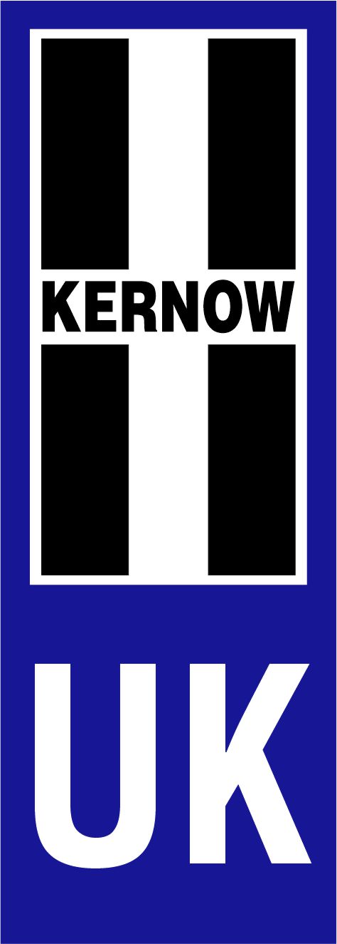 V647 Kernow UK No. Plate Sticker