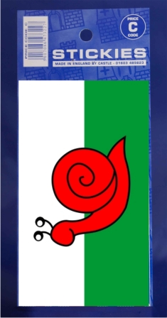 V670 Wales Flag With Snail